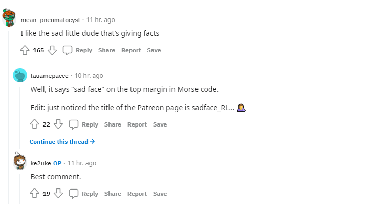 Replies are... well, comments too!